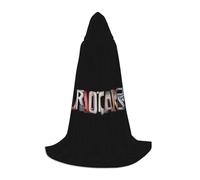 JDbncxe L Halloween Capo con cappuccio Cool Lettere inglesi Stampa - Unisex Costume Mantello per Cosplay, Esposizione Comica, Festa di Carnevale