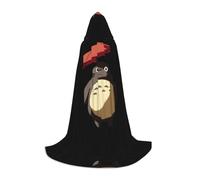 JDbncxe M Halloween Capo con cappuccio Big White holding an Umbrella Print - Unisex Costume Mantello per Cosplay, Esposizione Comica, Festa di Carnevale