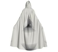 JDbncxe Mantello con cappuccio per Halloween, unisex, per adulti, con stampa di sogni, per feste, carnevale, mostre di fumetti e altro ancora
