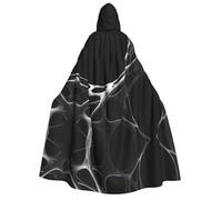 JDbncxe Mantello con cappuccio per Halloween, unisex, per adulti, mostra di opere d'arte, mantello per feste, carnevale, mostre a fumetti e altro
