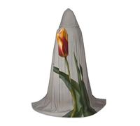 JDbncxe S Halloween Capo con cappuccio A tulipano Stampa - Unisex Costume Mantello per Cosplay, Esposizione di fumetti, Festa di Carnevale