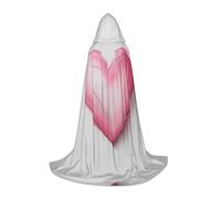 JDbncxe S Halloween Capo con cappuccio Sketch Love Heart Print - Unisex Costume Mantello per Cosplay, Esposizione di fumetti, Festa di Carnevale