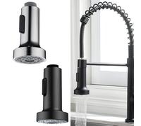 JDCMEI 2 Pezzi Rubinetto Cucina, Doccetta per Lavandino Cucina, Ricambi Doccetta Cucina, 2 Modalità Rubinetto Doccetta Estraibile per Bagno, Cucina, Vasca da Bagno, Attacco Lavabo