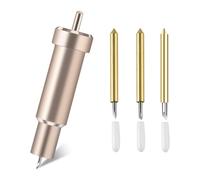 JDCMEI Lama di Ricambio Premium con Custodia, Fine Point Cut Blade Deep Cut Blade, 30/45/60 Gradi Sharp Punto Profondo Lama Compatibile con Cricut Maker, Maker 3, Air 3, Air 2, Air, One, Explore 3