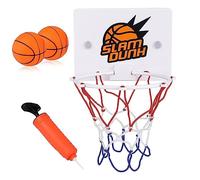 JDCMEI Mini canestro da basket con palloni e pompa, mini da ufficio, canestro con ventosa, Mini gioco di pallacanestro per lo sport da basket in ufficio, camera per bambini