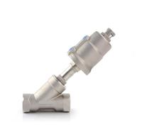 JDF100S0NC6 - V 3/8 1/2 3/4 1 valvola a sede angolare in acciaio inossidabile 316 valvola di chiusura 1 pz (025NC6V 63 G1, singolo effetto)