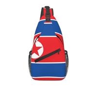 JDFHGNU Borsa a tracolla da uomo, zaino da trekking, corsa sportiva, borsa da petto da uomo, borsa a tracolla, motivo bandiera coreana