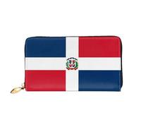 JDFHGNU Modello Repubblica Dominicana, portafoglio da donna, portafoglio lungo, portafoglio porta carte di credito, portamonete da viaggio, nero, taglia unica, Nero , Taglia unica
