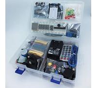 JDH Labs Tech Mega 2560 Starter Kit Ultra (100% Compatibile con Arduino IDE) con Adattatore 12V/2A (EU/UK), WiFi, Bluetooth, Sensori, Moduli, Kit Resistori e Componenti