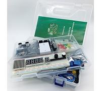 jdhlabstech Mega 2560 Starter Kit Ultra (100% compatibile con Arduino IDE), WiFi, Bluetooth, Sensori, Moduli, Kit Resistori e Componenti: >220 Articoli! (senza fonte)