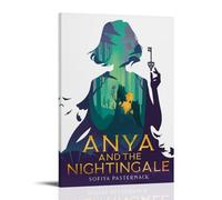 JDHUOXIAO Anya And The Nightingale, poster da parete estetico per soggiorno, camera da letto, 50 x 75 cm, con cornice