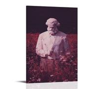 JDHUOXIAO Karl Marx, poster da parete per soggiorno, camera da letto, 40 x 60 cm, con cornice