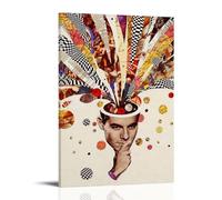 JDHUOXIAO Marketing The Mind Game, poster artistico da parete estetico per soggiorno, camera da letto, 60 x 90 cm, con cornice
