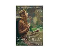 JDHUOXIAO Poster artistico da parete con Mary Shelley per soggiorno, camera da letto, 50 x 75 cm, senza cornice