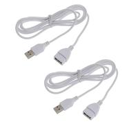 JDIEOQA 2 pezzi Cavo di estensione USB da maschio tipo A a femmina da 1,5 m, cavo di carica per ventilatore da soffitto USB, lampada LED