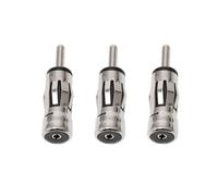JDIEOQA Adattatore per antenna radio DIN maschio a ISO femmina, adattatore stereo universale per veicolo, presa ISO a connettore DIN per autoradio di veicoli