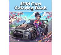 JDM Cars Coloring Book