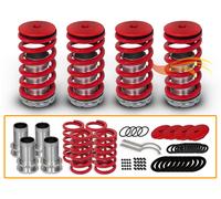 Jdm Inferiore Regolabile Coilover Bobina Molle Kit Rosso Per 99-04 TL / 01-03 CL
