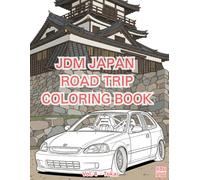 JDM JAPAN ROAD TRIP COLORING BOOK: Vol.4-Tokai