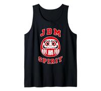 JDM Spirit Daruma Vittoria Kanji - Stile Strada Giapponese Canotta
