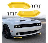 JDMON Protezione paraurti anteriore di ricambio per Dodge Challenger Hellcat Widebody 2015-2021 (giallo)