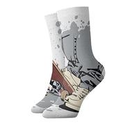 JDNFDR Calzini a compressione alla moda con scheletro Love Dancing at a Party, calzini sportivi imbottiti in poliestere ad alte prestazioni, per corsa, atletica