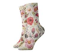 JDNFDR Calzini a compressione alla moda con scheletro Love Dancing at a Party, calzini sportivi imbottiti in poliestere ad alte prestazioni, per corsa, atletica