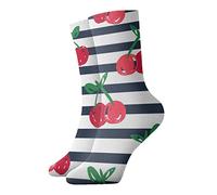 JDNFDR Cavalier King Charles Spaniel - Calzini a compressione alla moda, in poliestere, imbottiti, per corsa, atletica