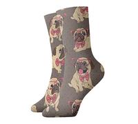 JDNFDR Cavalier King Charles Spaniel - Calzini a compressione alla moda, in poliestere, imbottiti, per corsa, atletica