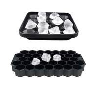 JDNFKG 2 Pezzi di Forma di Diamante, Forma del Gelato al Silicone, Demolizione della Luce, Strumenti di Produzione del Cubo di Ghiaccio, Accessori per Bevande Fredde.