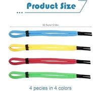 JDNFKG 8 Pezzi di Colore Immersioni Corde, Pratico Galleggiante Occhiali Corde, Elastico Anti-Perso Corde, Adatto per Le Immersioni, Surf, E Canottaggio.