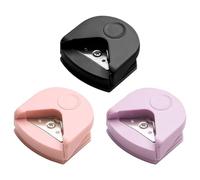 JDNFKG Cutter Rotondo in 3 Parti, Portatile E Compatto, Utensile da Taglio della Carta, Adatto per Carte, Carta Fotografica E Carta di Alimentazione.