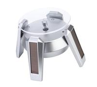 JDNH Banco di mostra vorticoso efficiente di potere della cima di vetro con l'esposizione dei gioielli di vorticoso dell'alimentazione elettrica del doppio della batteria solare, Misura unica, come