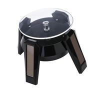 JDNH Banco di mostra vorticoso efficiente di potere della cima di vetro con l'esposizione dei gioielli di vorticoso dell'alimentazione elettrica del doppio della batteria solare, Misura unica, come