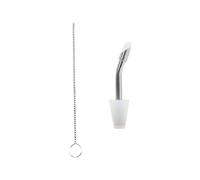 JDNH Bollitori da esterno beccucci in silicone Tubo in acciaio inossidabile per flussi precisi a tenuta stagna in campeggio Beccucci di cottura pieghevoli