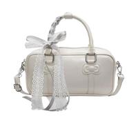JDNH Borsa da donna in pelle pochette borsa elegante casual alla moda borsa a tracolla con cinghie rimovibili cerniera spalla borse in ecopelle, bianco, One Size
