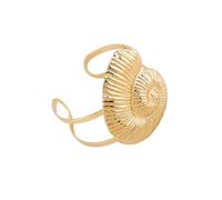 JDNH Bracciale rigido in lega leggera per vacanze al mare con accenti di conchiglie, adatto per feste o eventi all'aperto, alla moda, stile casual