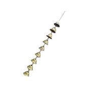 JDNH Carillon a vento in metallo resistente alle intemperie per la decorazione del cortile che combina forma artistica e durata funzionale Campanelli a vento in metallo antiruggine