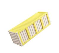 JDNH Contenitore portatile per carte collezionabili con pannello frontale trasparente e blocchi per una facile organizzazione compatta scatola di immagazzinaggio delle carte