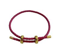 JDNH Corda in acciaio regolabile, unisex, chiusura in metallo, fatta a mano, minimalista, per coppie, gioielli per lui e lei, chiusura neutra, Misura unica, come descritto