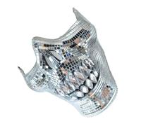 JDNH Cranio di cristallo che offre un look unico scheletro vestire adatto per concerti e feste a tema feste per adulti