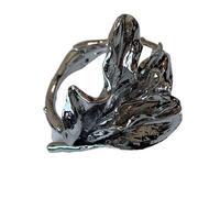 JDNH Elegante Smaltato Rivestito Tulipani Disegni Del Braccialetto Della Lega Versatile Accessori Gioielli Oro E Colore Bianco Uso Quotidiano Tulipani Fiore Blocco, Misura unica, come descritto