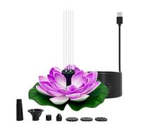 JDNH Le pompe all'aperto della fontana di energia solare della caratteristica del modello delle ninfee per migliorano i giardini del bagno dell'uccello e la decorazione dello stagno Aquatics