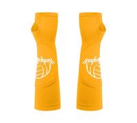 JDNH Maniche per braccia atletiche traspiranti con imbottitura ispessita protezioni per avambraccio per pallavolo basket sport allenamento maniche elastiche per braccio