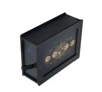 JDNH Push Pull Tarocchi Scatola di Carta Astrologia Trinkets Box Tarocchi di Legno Custodia di Immagazzinaggio Per Fortune Che Raccontano Streghe Decorazione Legno Custodia Titolare