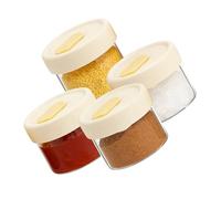 JDNH Robusto barattolo di vetro da cucina con chiusura sicura e design trasparente per una gestione efficiente degli ingredienti in barattoli di vetro borosilicato per la cottura quotidiana