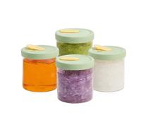 JDNH Robusto barattolo di vetro da cucina con chiusura sicura e design trasparente per una gestione efficiente degli ingredienti in barattoli di vetro borosilicato per la cottura quotidiana