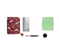 JDNH Set di uncinetti in alluminio con 12 punte intercambiabili e manico ergonomico uncinetto strumento per maglieria 3,0 mm-9,0 mm Ferro da lavoro a maglia staccabile da viaggio