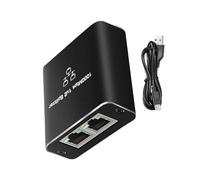 JDNH Splitter Ethernet RJ45 1 ingresso 2 uscite 1000 Mbps adattatore di rete per una connessione senza soluzione di continuità con porte di alimentazione USB RJ45