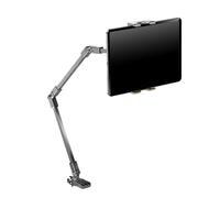 JDNH Supporto per telefono per tablet rotante in acciaio al carbonio regolabile a braccio lungo supporto per morsetto da comodino staffa di montaggio da scrivania regolabile pieghevole supporto per